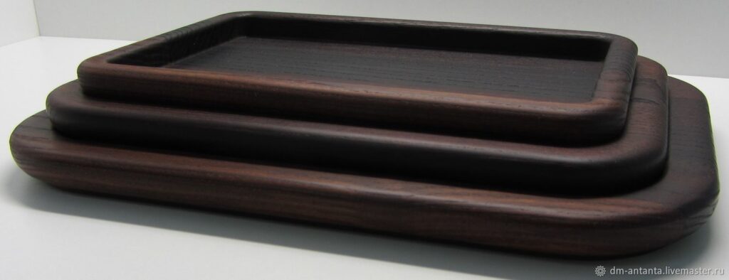 Фото 1 — Деревянные подносы для суши