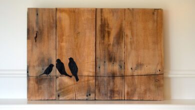 Photo of Деревянные украшения для интерьера