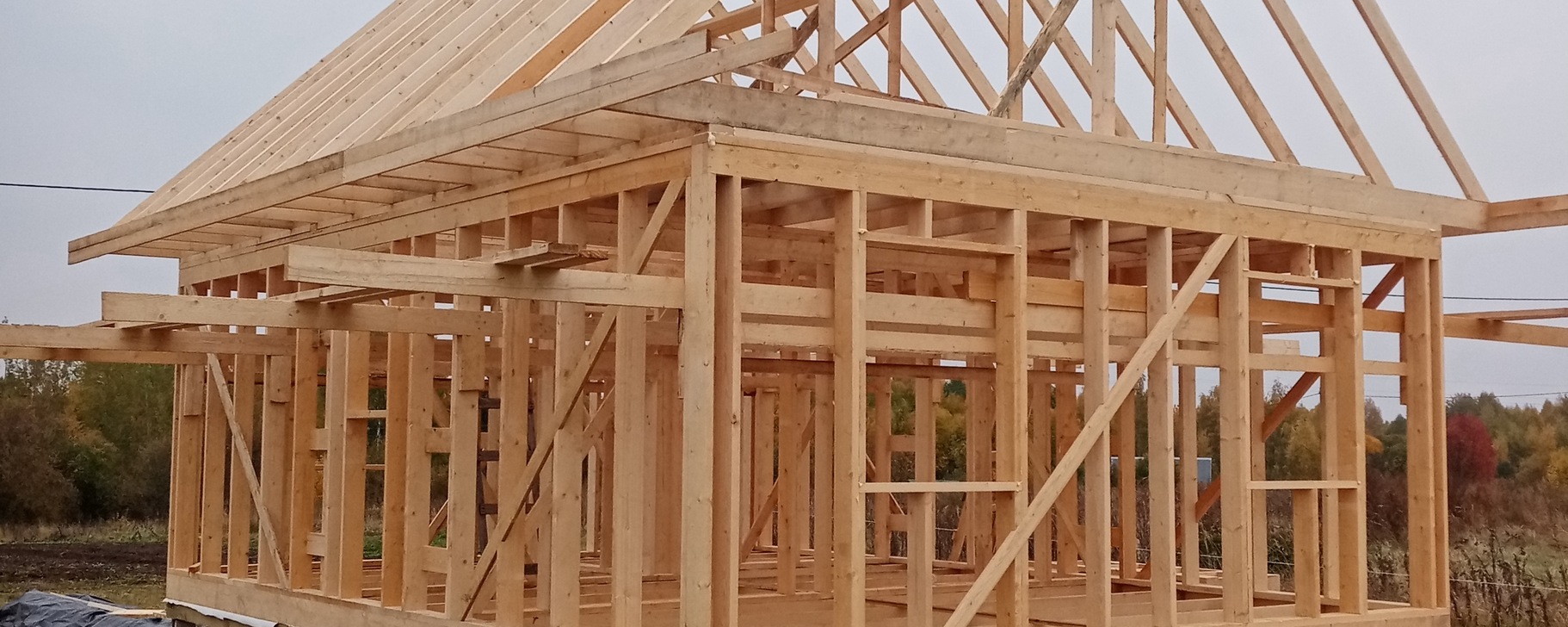 Фото 75 — Брус для каркаса дома: основные характеристики